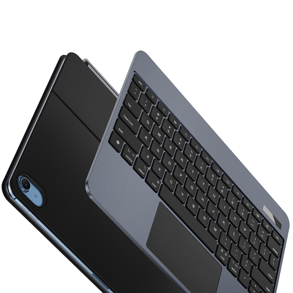 Etui z klawiaturą Bluetooth Dux Ducis (MK Pro Series) do iPad 11 / 10 gen. 2025 / 2022, szaro-czarne